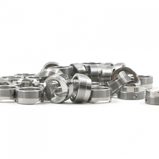 External skeletons' threaded bushings