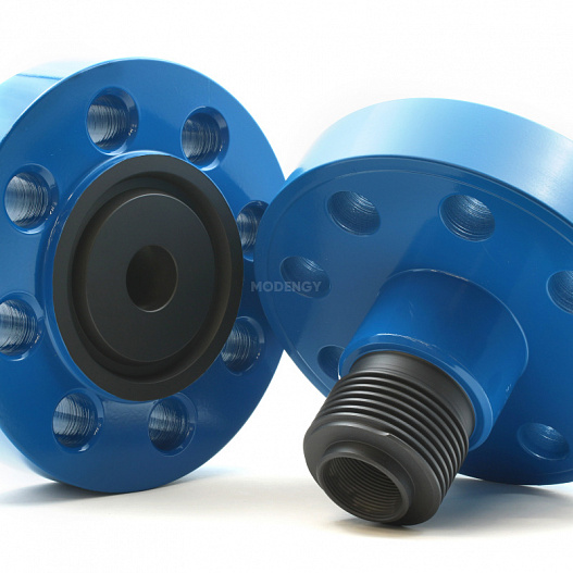 Flange connecting pipes