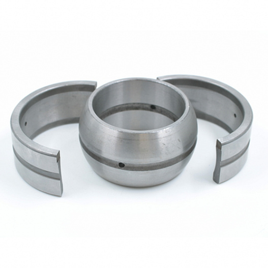 Spherical slide bearings of the truck-mounted crane