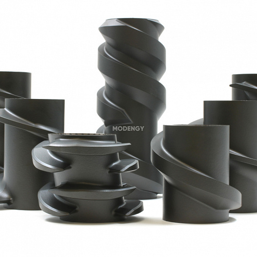 Injection molding machines screws