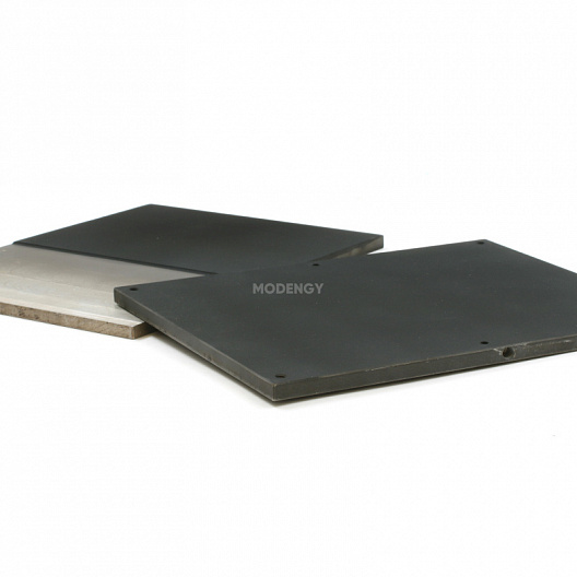 Edge-soldering plates of blister machines