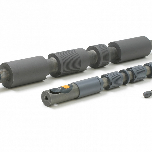 Hydraulic distributor shutters