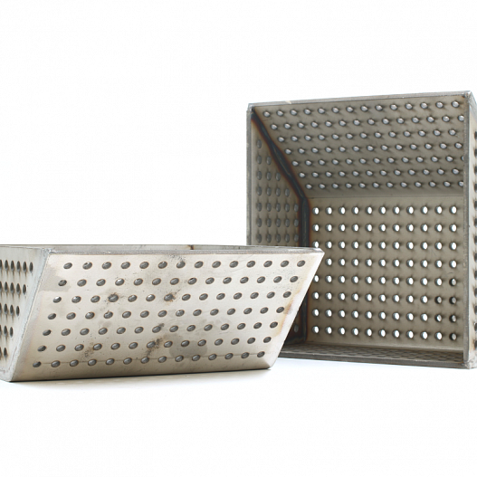 Ladles of the robotic system for collecting hard zinc